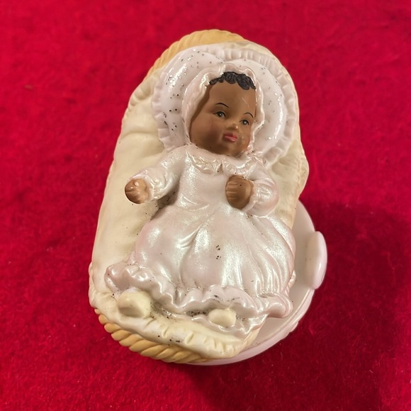 Enesco African American Baby Birthday Figurine-Welcome To A World of Wonder - Picture 2 of 5